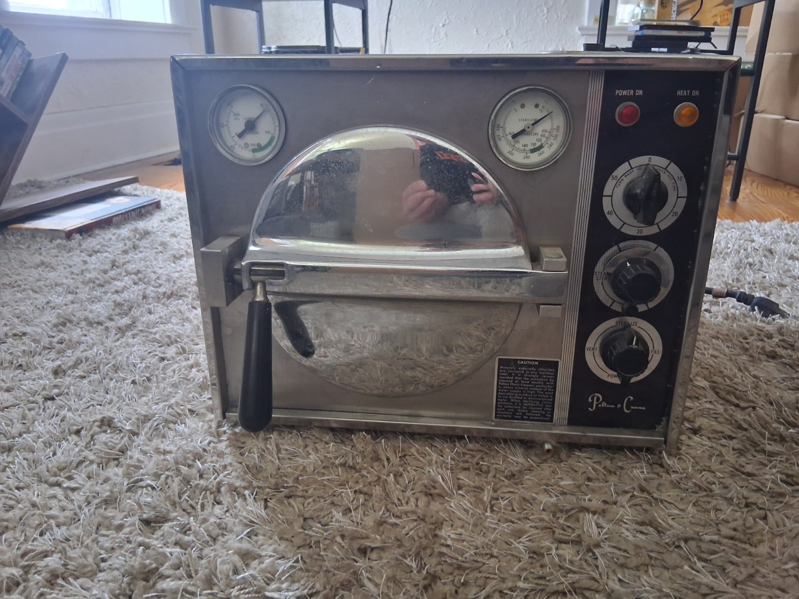 Pelton and Crane Autoclave Omni-Clave OCM Sterilizer  Tested and Working