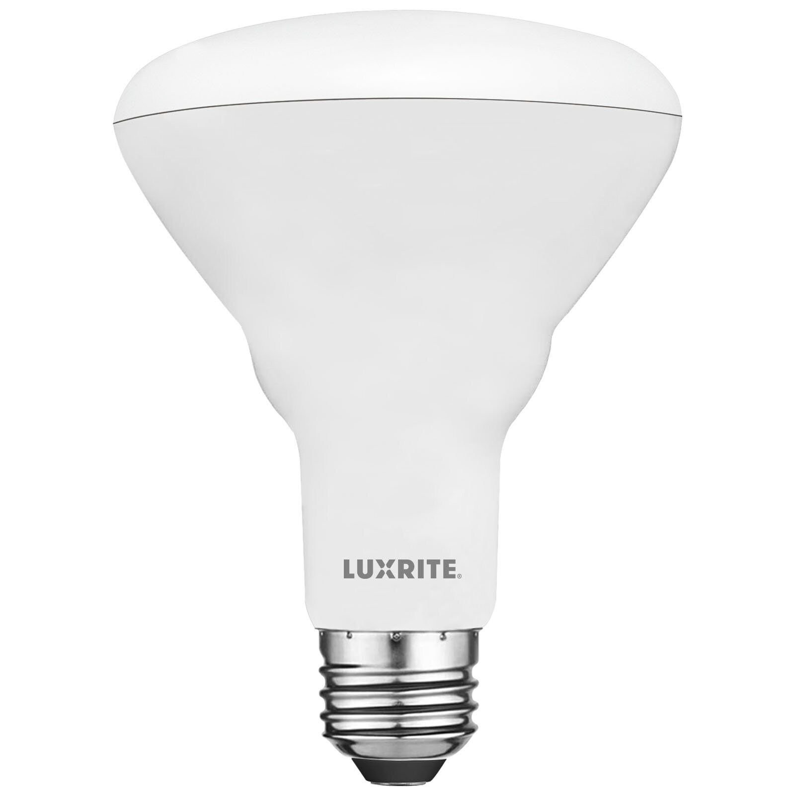 Luxrite BR30 LED Flood Light Bulb 8.5W 6500K 650LM Dimmable Damp Rated UL E26