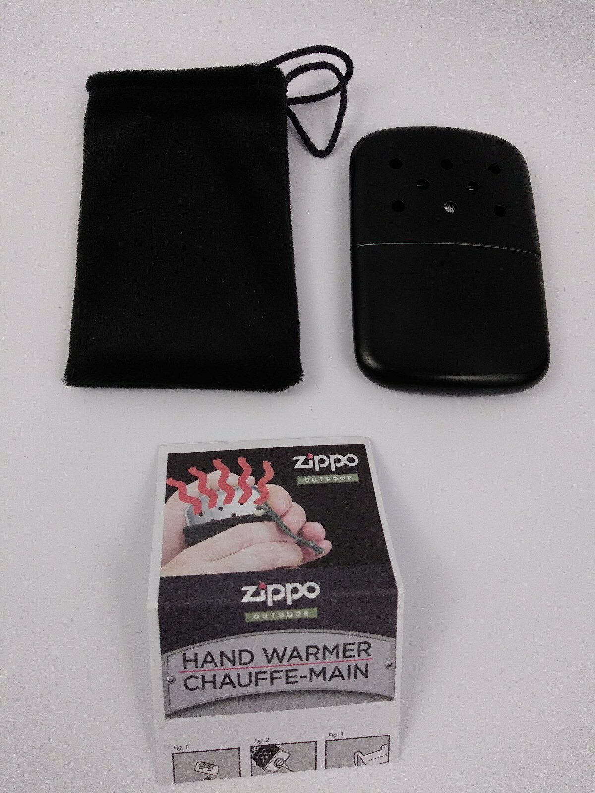 Zippo Refillable Hand Warmers Matte Black 12-hour Hand Warmer