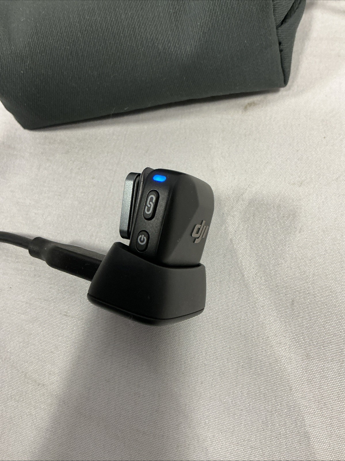 DJI Mic Mini Wireless Clip On Transmitter Infinity Black DM3003 Audio Mic