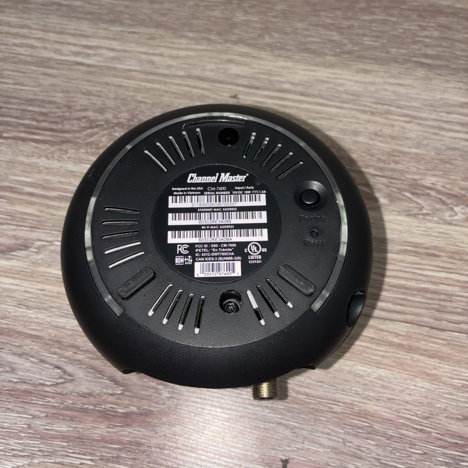 Channel Master CM-7600 Stream - No Power Cord