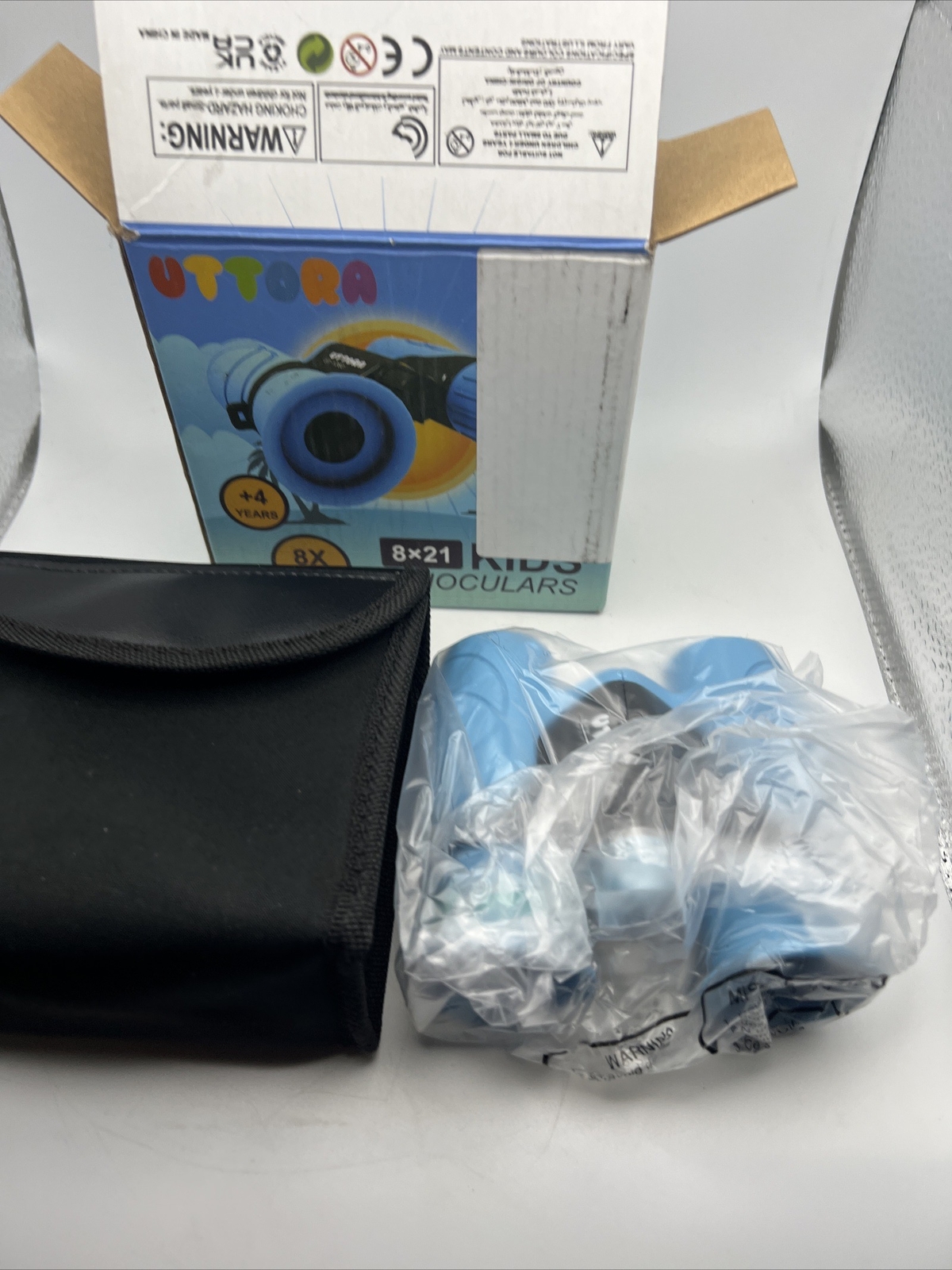 Uttora Binoculars for Kids with Case Blue UT-1200