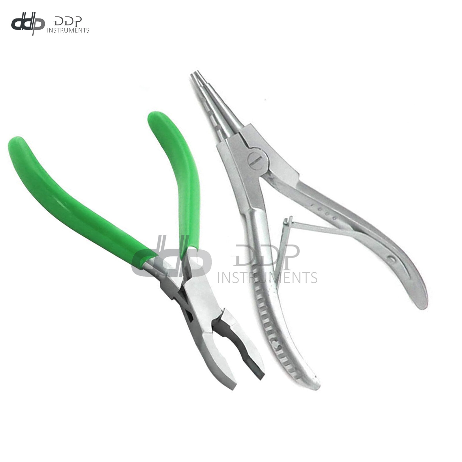 Bead Capture Ring Opener & Closer Set Green Ball Closure Body Piercing Tools