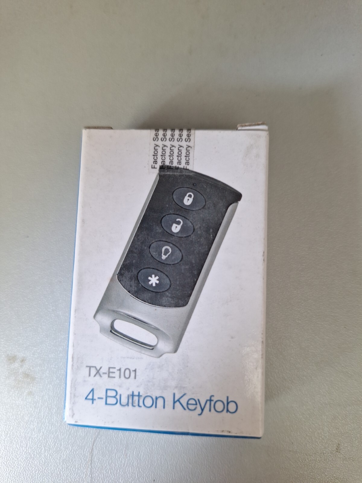 New Interlogix TX-E101 4-Button Wireless Remote Qolsys & GE 319.5Mhz Compatible