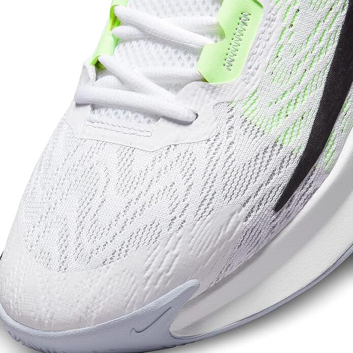 Nike Giannis Immortality 2 White Barely Volt Black DM0825-101 sz 14 Men's