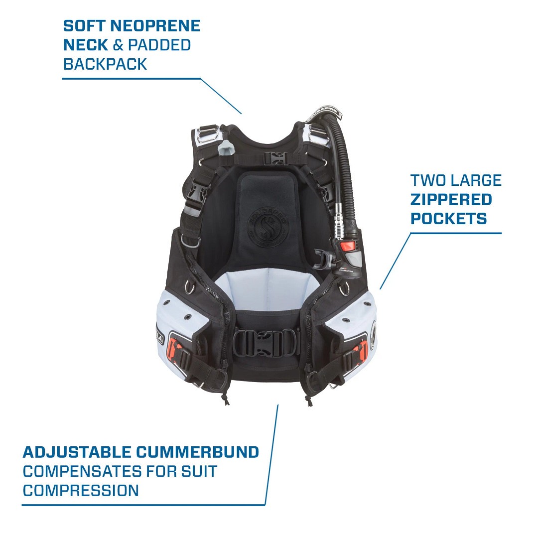 ScubaPro Bella w/BPI BCD - Black/White Size M