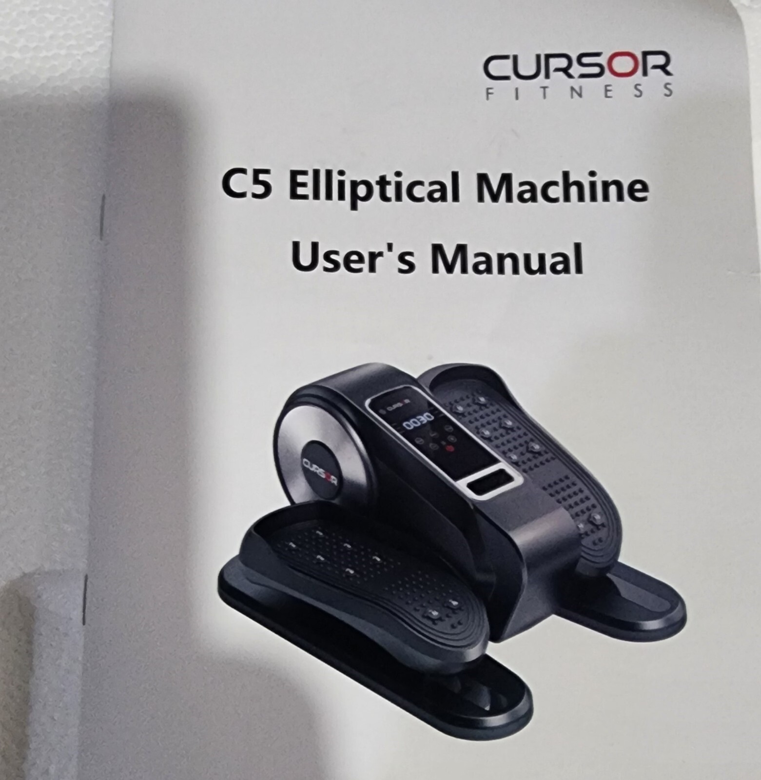 CURSOR C5 Under Desk Elliptical Machine, Electric Seated Pedal Exerciser