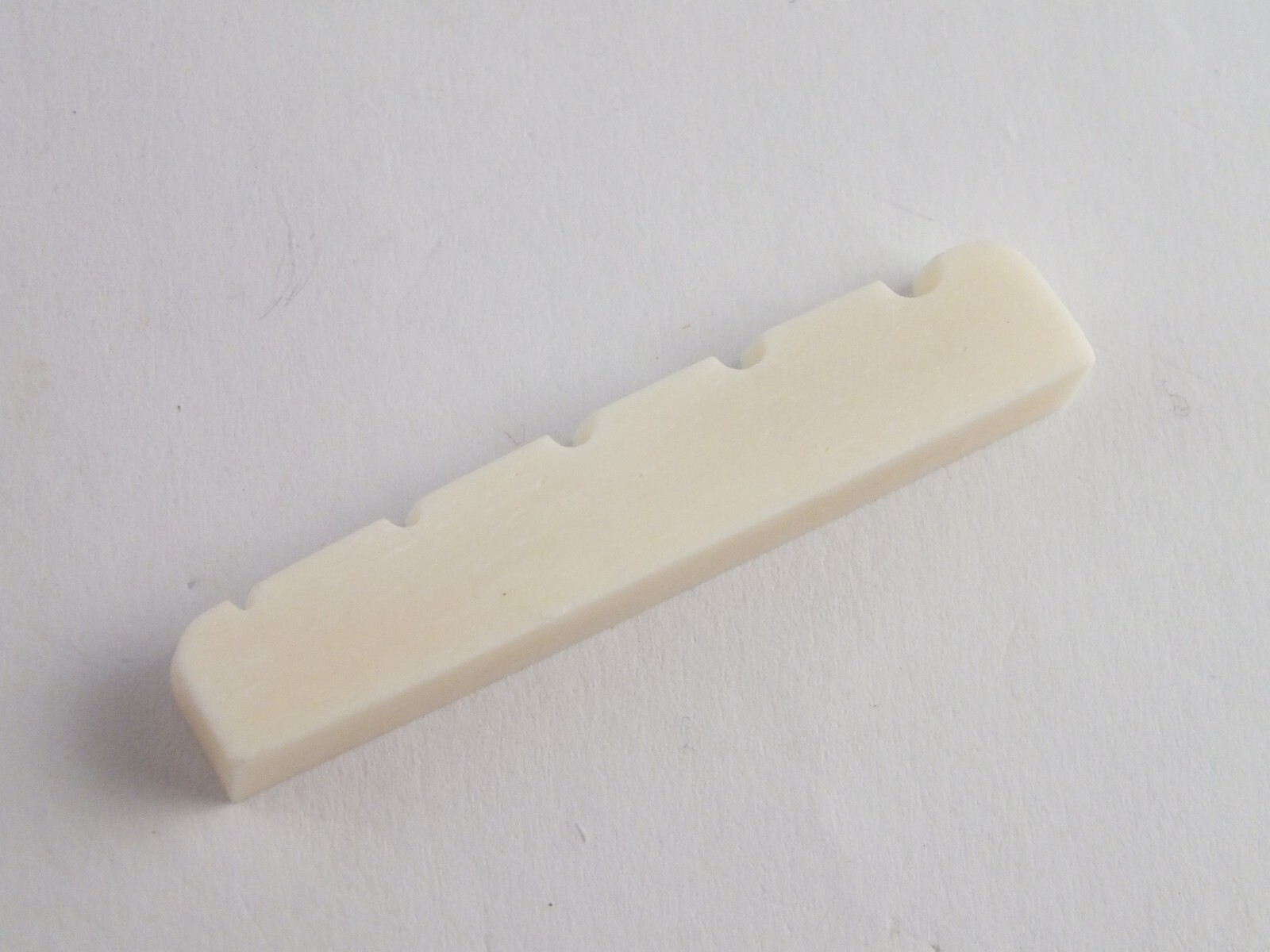 5 string BONE NUT 45mm Flat Base pre-cut string slots for Bass guitar