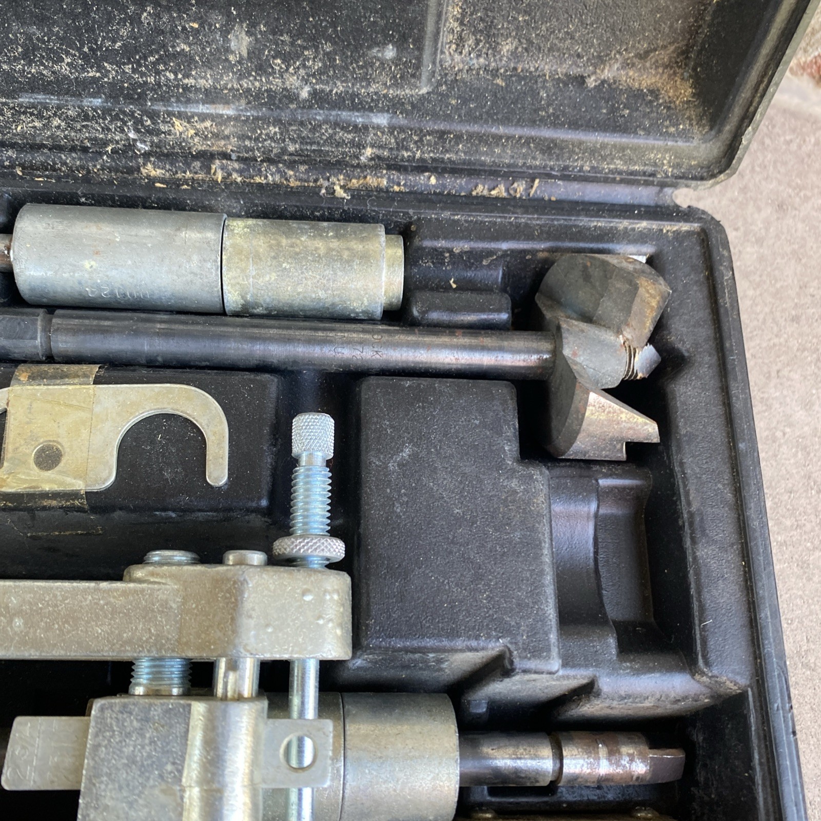 Weslock Door Lock Hole Jig Installation Boring Kit Extra Bits Nice