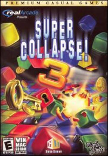 Super Collapse! 3 PC MAC CD stack blocks quest lands coins action puzzle game!