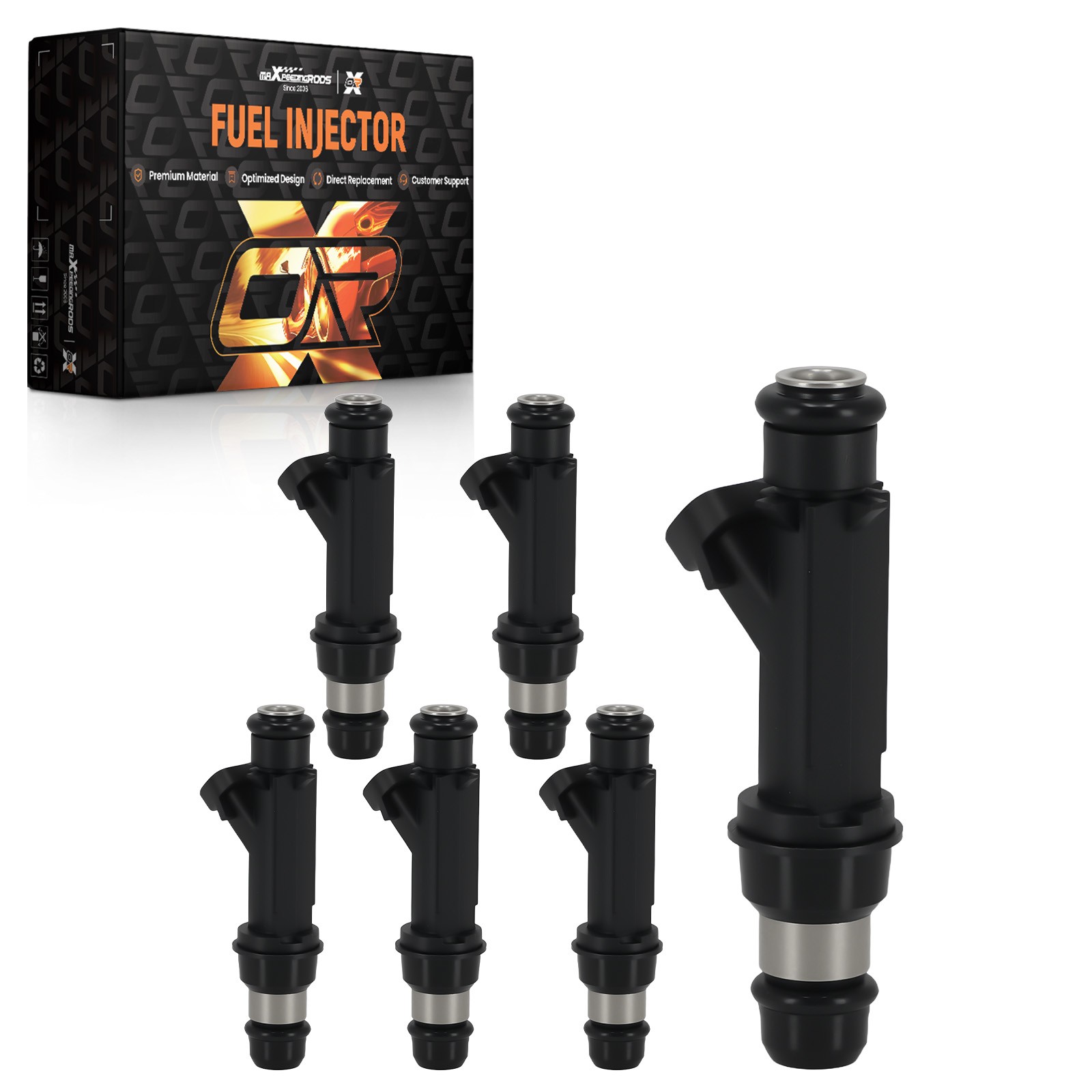 6 Fuel Injectors Kit for Oldsmobile Alero Silhouette 3.4L 2000-2004 FJ313
