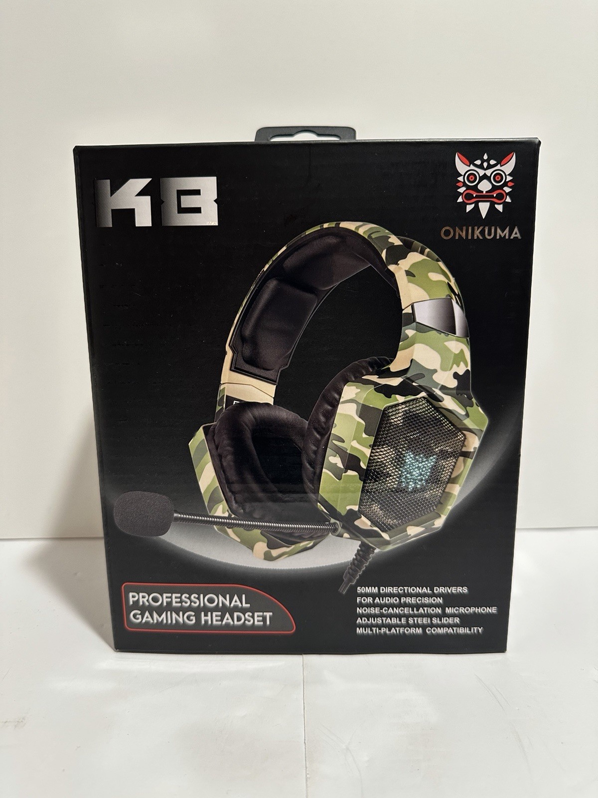 OHIKUMA KB PROFESSIONAL GAMING HEADSET WIRED GREEN CAMO NEW IN BOX