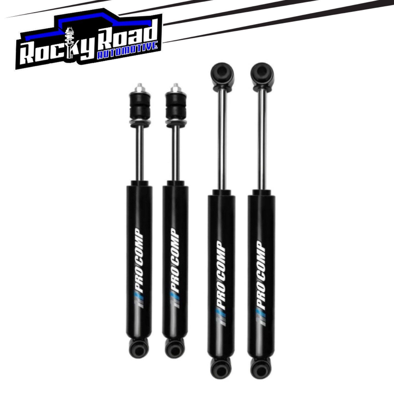 Pro Comp 3-4” Front, 0-2” Rear Lift Shocks for 1994-2001 Dodge Ram 1500 2wd RWD