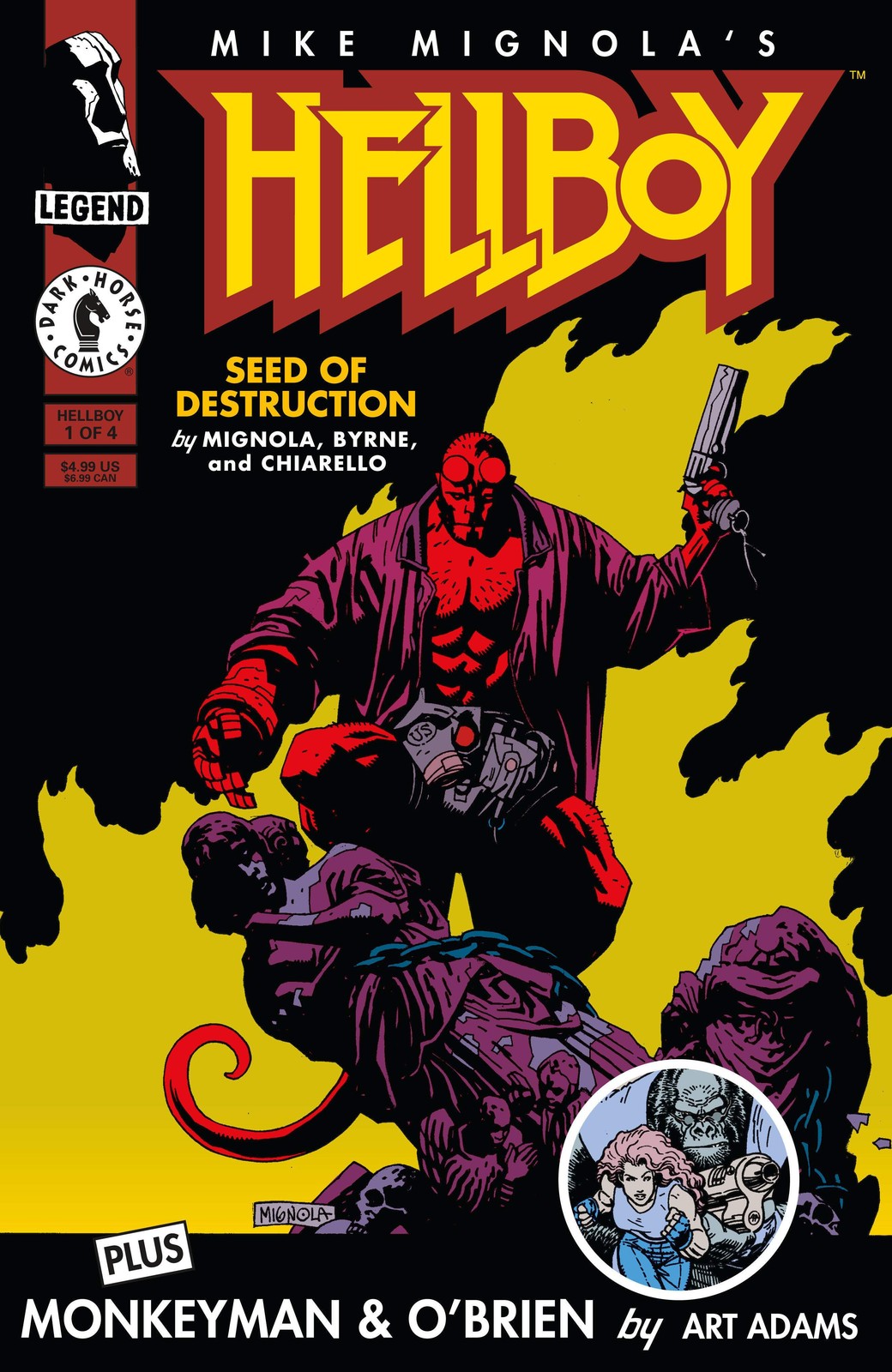 Hellboy: Seed Of Destruction #1 (Facsimile Reprint) (Cover A) (Mike Mignola) (NM