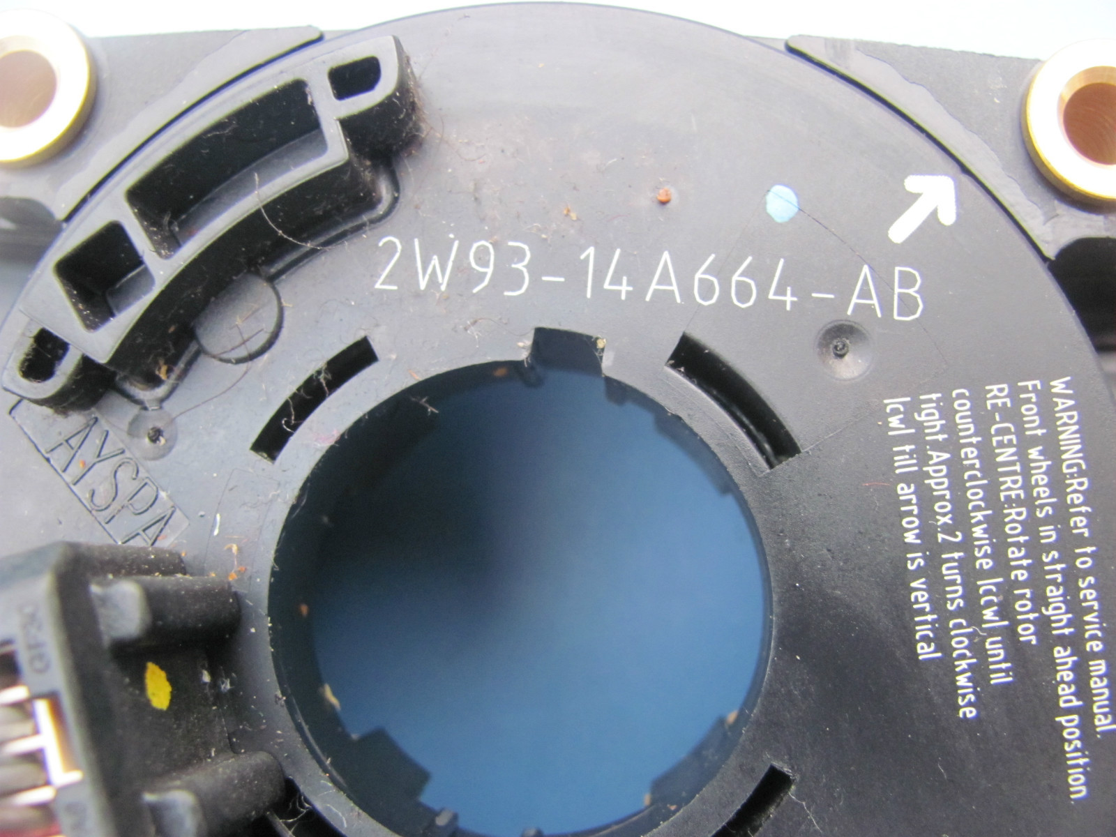 JAGUAR S-TYPE CLOCK SPRING 2W9314A664AB 2003 2004 2005 2006 2007 2008