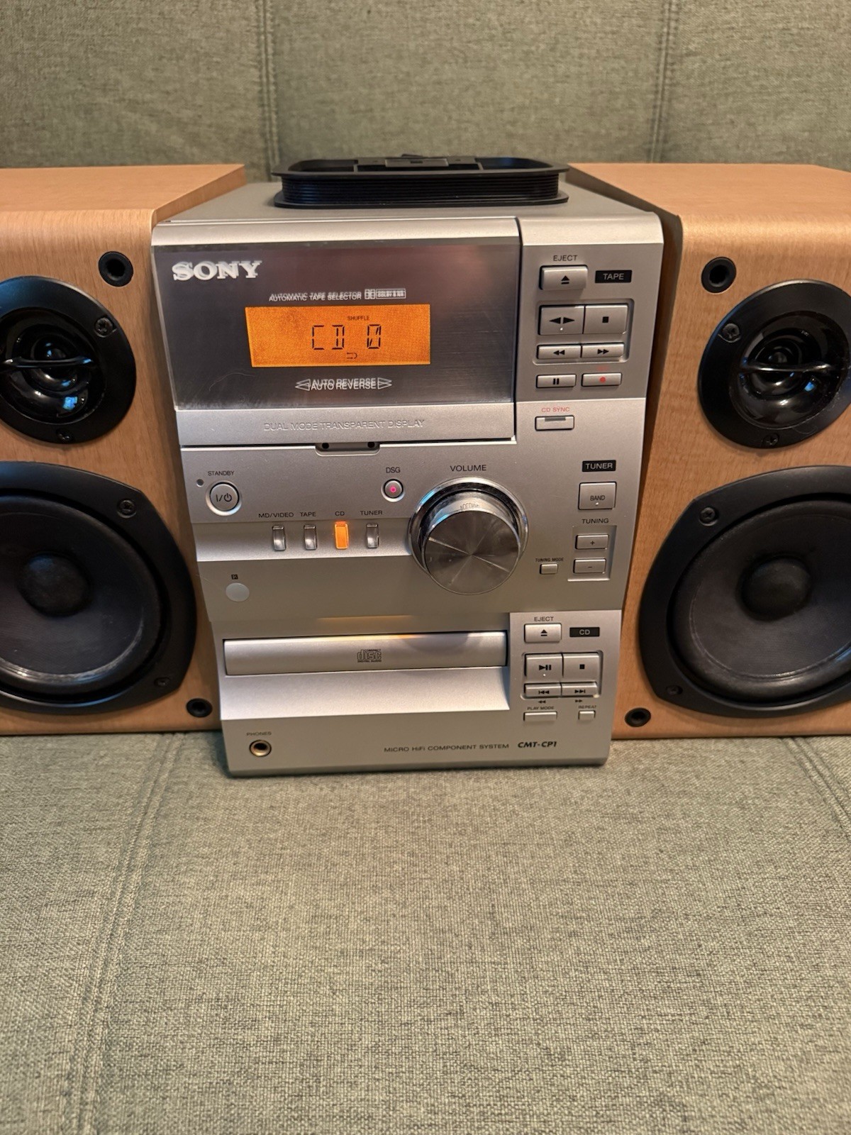 Sony Model HCD-CP1 Compact Disc Deck Receiver Tested All Working
