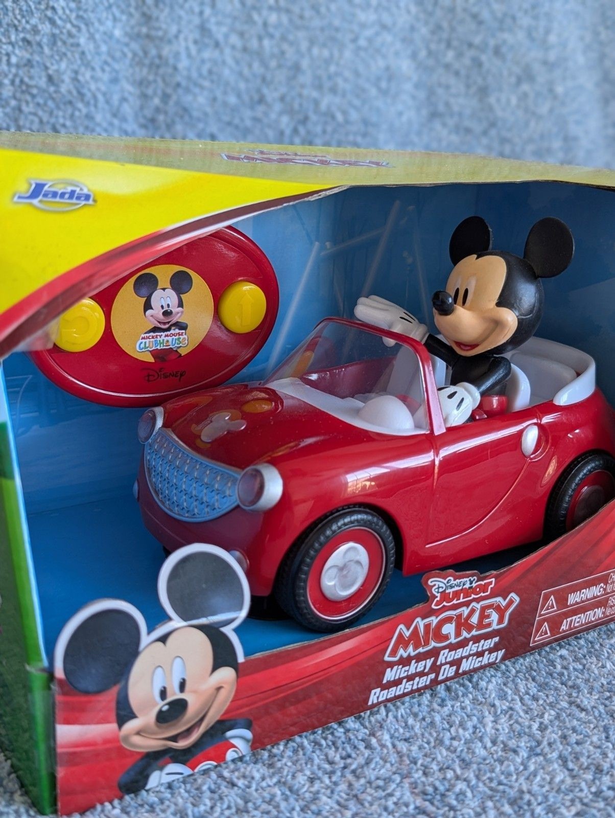 Disney Junior Mickey Mouse Clubhouse Roadster Racer Red RC Radio Control Vehicle