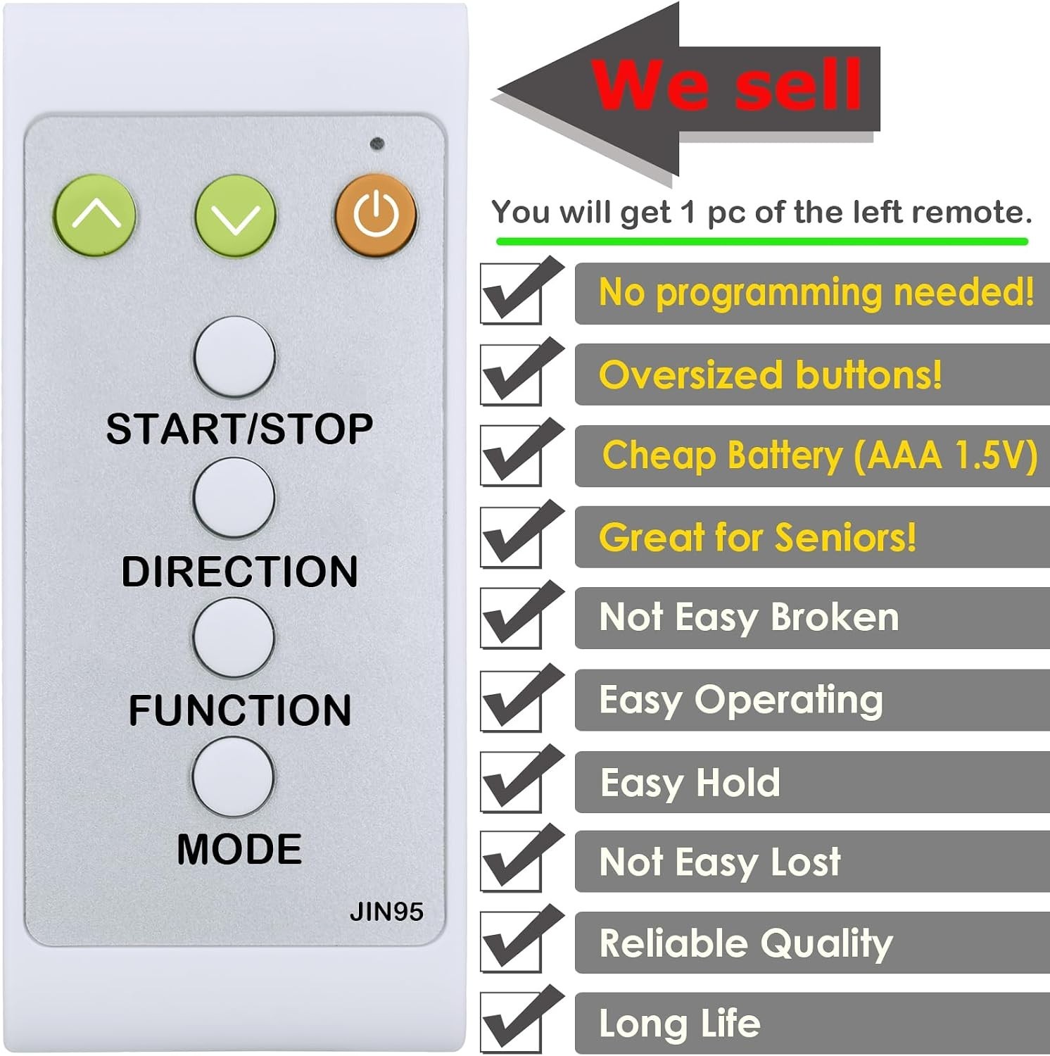 Replacement Remote Control for Elliptical Machine Under Desk, Electric Seated...