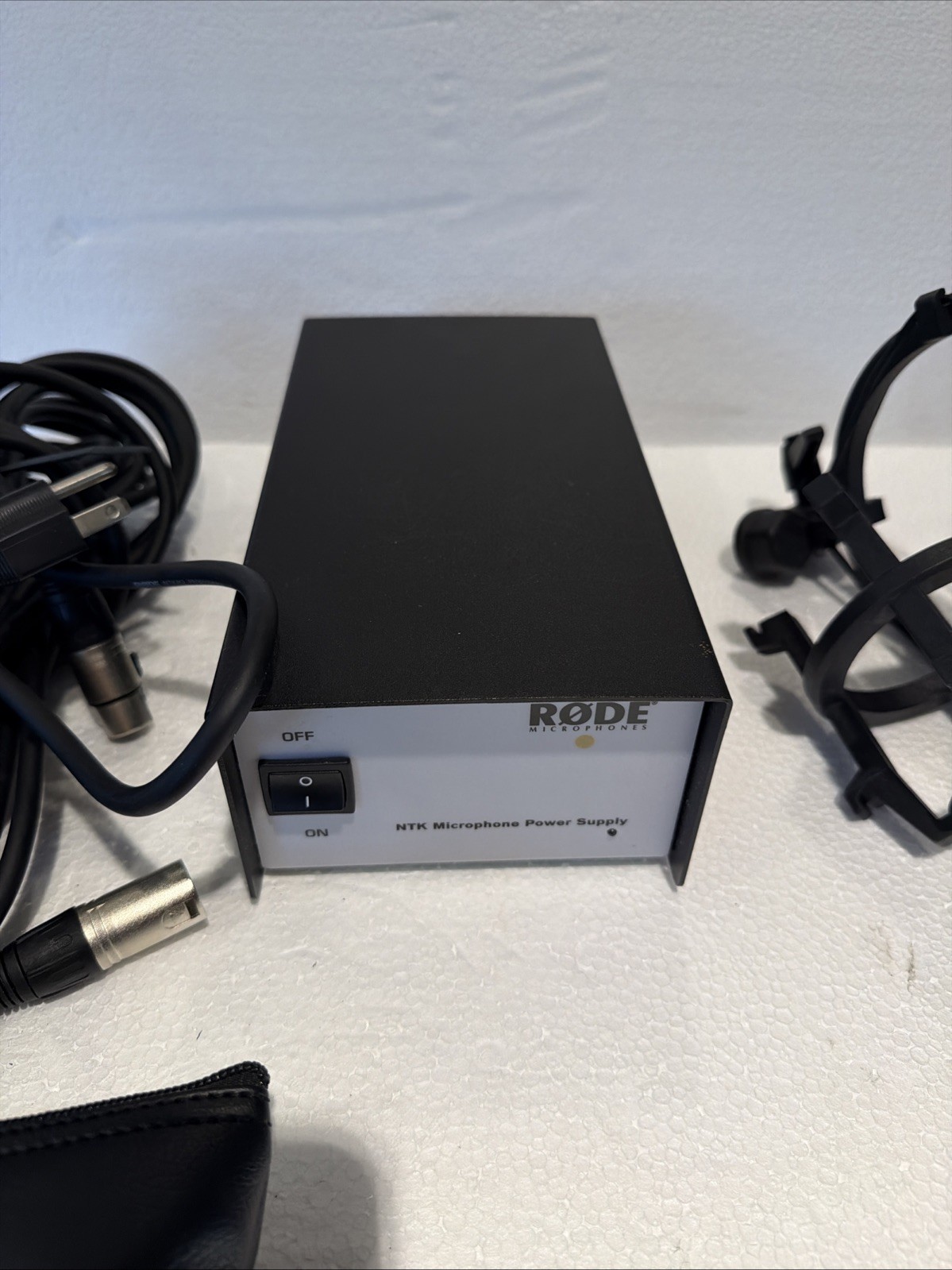 NTK MICROPHONE POWER SUPPLY AND MICROPHONE
