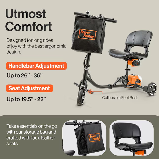 SuperHandy Passport- 275 Lbs Folding Mobility Scooter - SALE