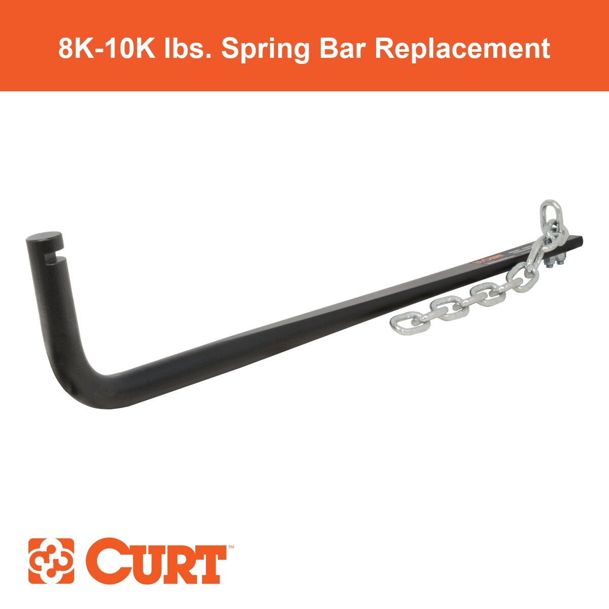 Replacement Round Weight Distribution Spring Bar (8K - 10K lbs.)