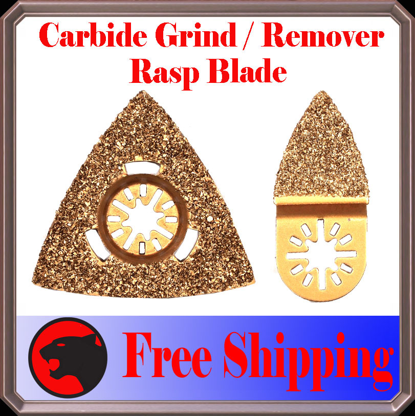 4pc Diamond Carbide Grout Oscillating MultiTool Saw Blade For Dremel Bosch Fein