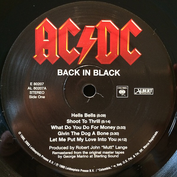 AC/DC - Back In Black - Brand New/Sealed Vinyl