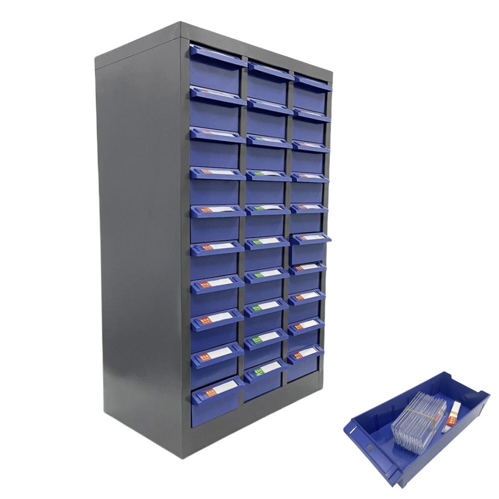 Parts Cabinet 30 Large Drawers Without Door Hardware Storage Shelf