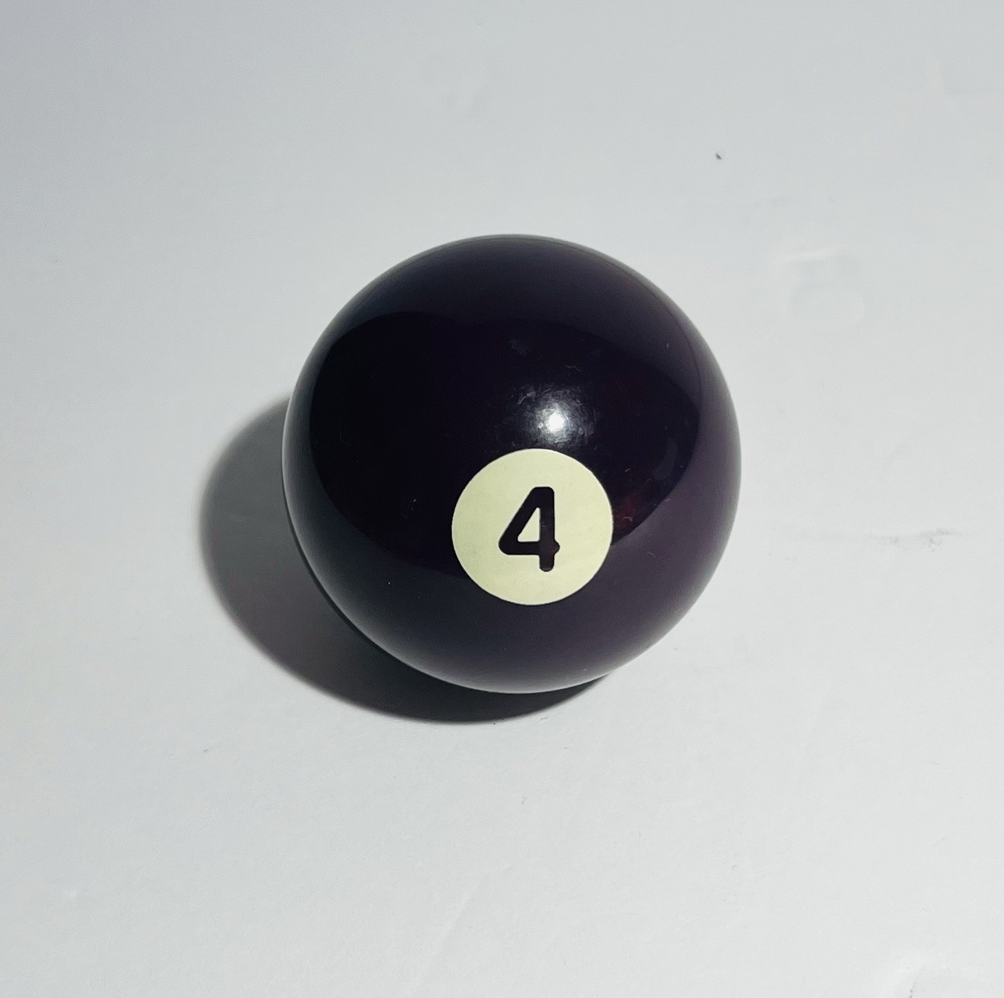 Vintage Pool Ball Number 4 Purple Solid Replacement