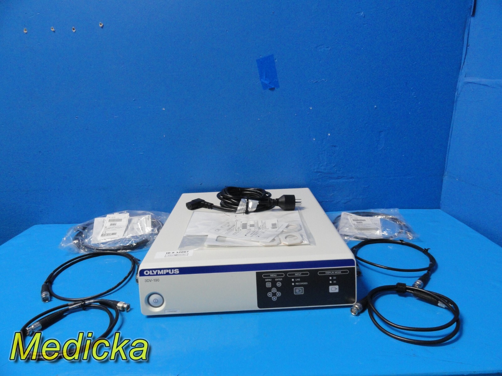 Olympus 3DV-190 3D Visualization System Console W/ Cables ~ 32067