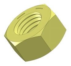 Grade 8 Hex Nuts, 1 1/2"-12 (1 per pack)