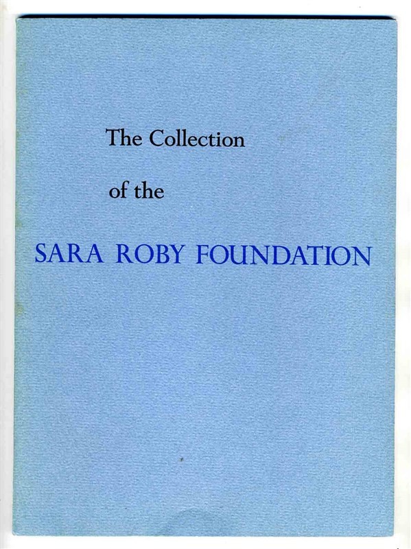 Collection of the Sara Roby Foundation Whitney Museum 1959