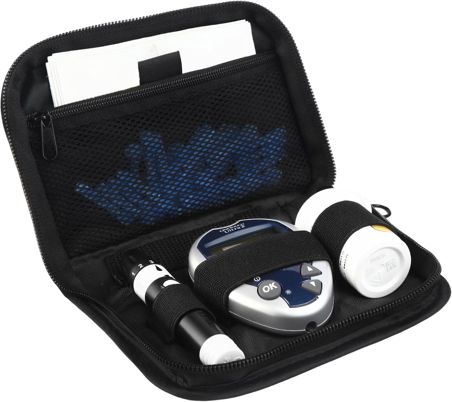 Diabetes Travel Case for One Touch Ultra 2, Blood Glucose Monitor Carrying Case
