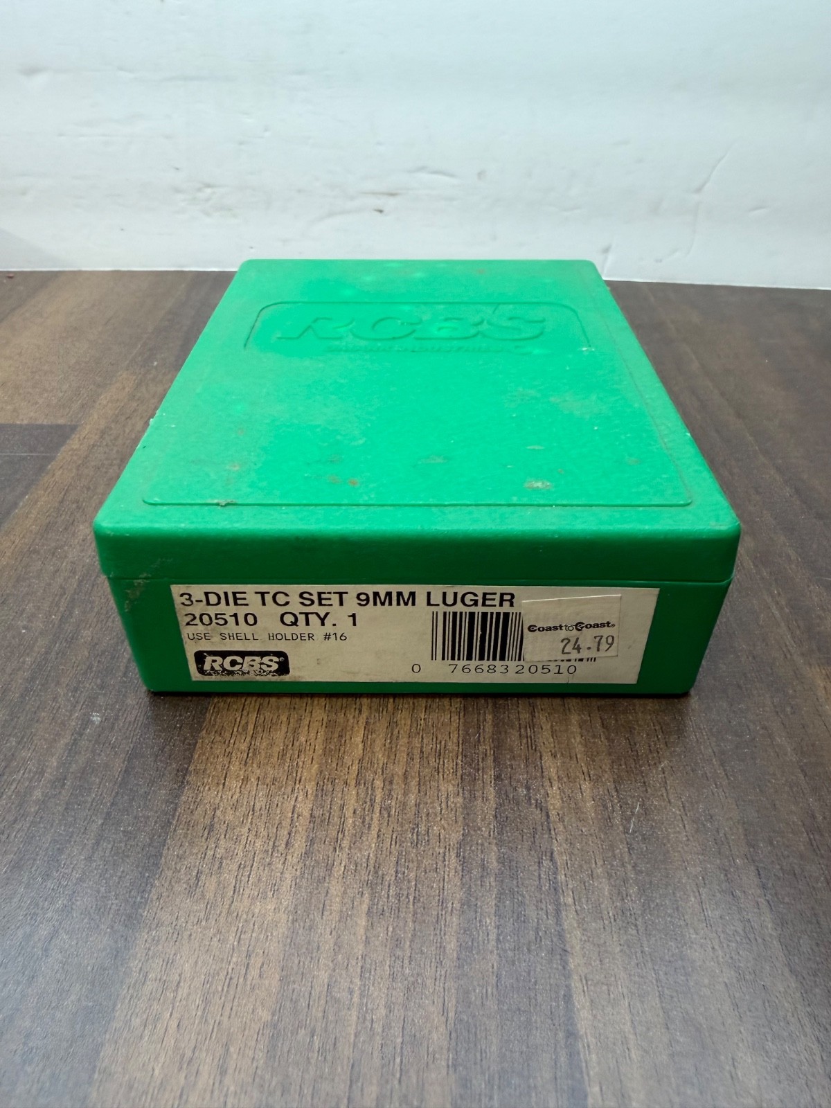 RCBS 9mm Luger Steel Reloading 3 Die Set