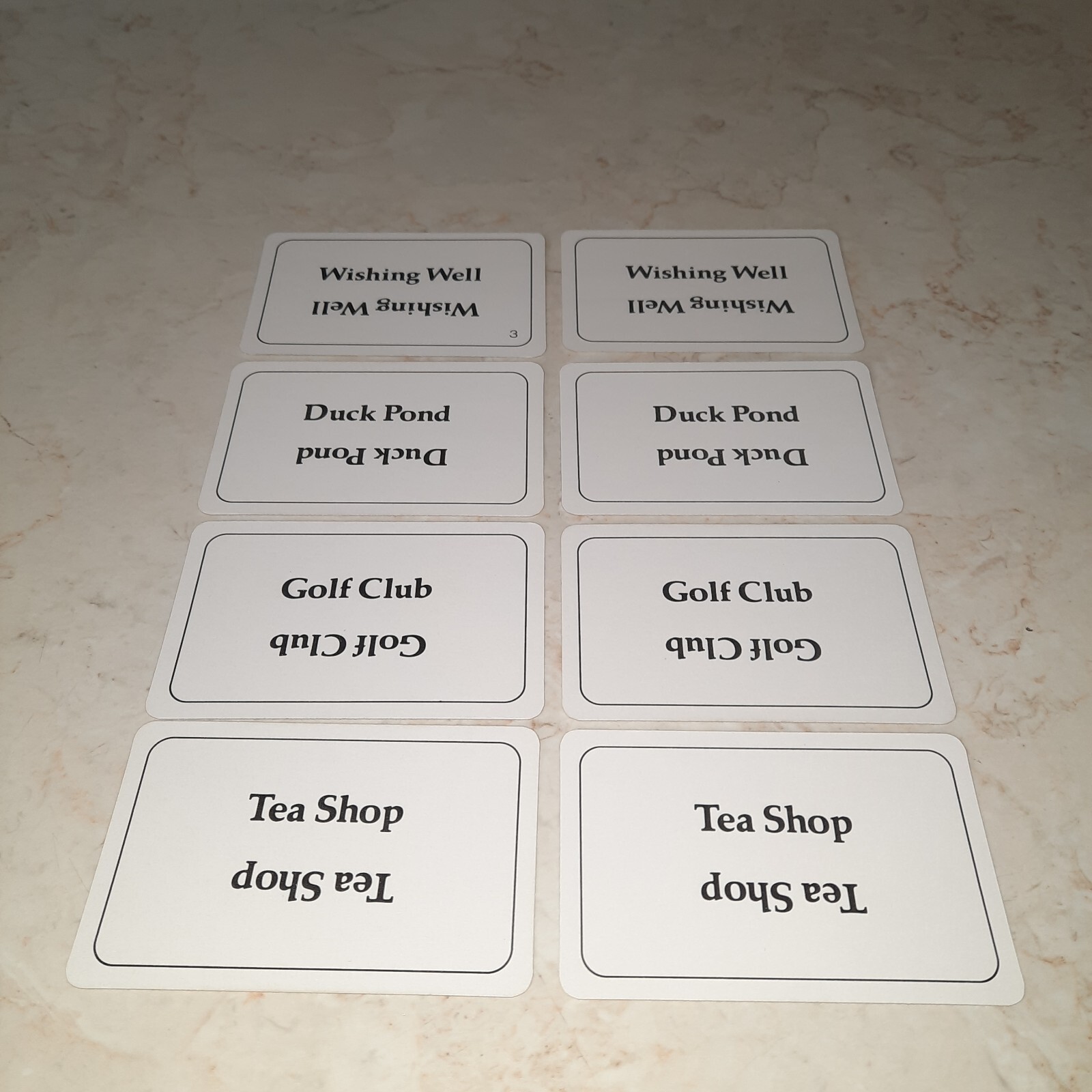 Hedgehogs Revenge Vintage Game Replacement Piece Destination Cards