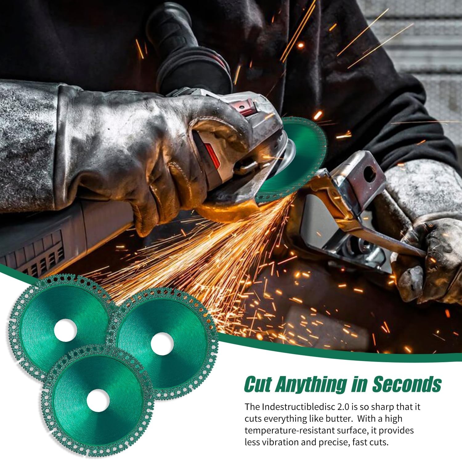 - Cut Everything in Seconds, 2025 Upgraded Indestructible Disc for Angle Grin...