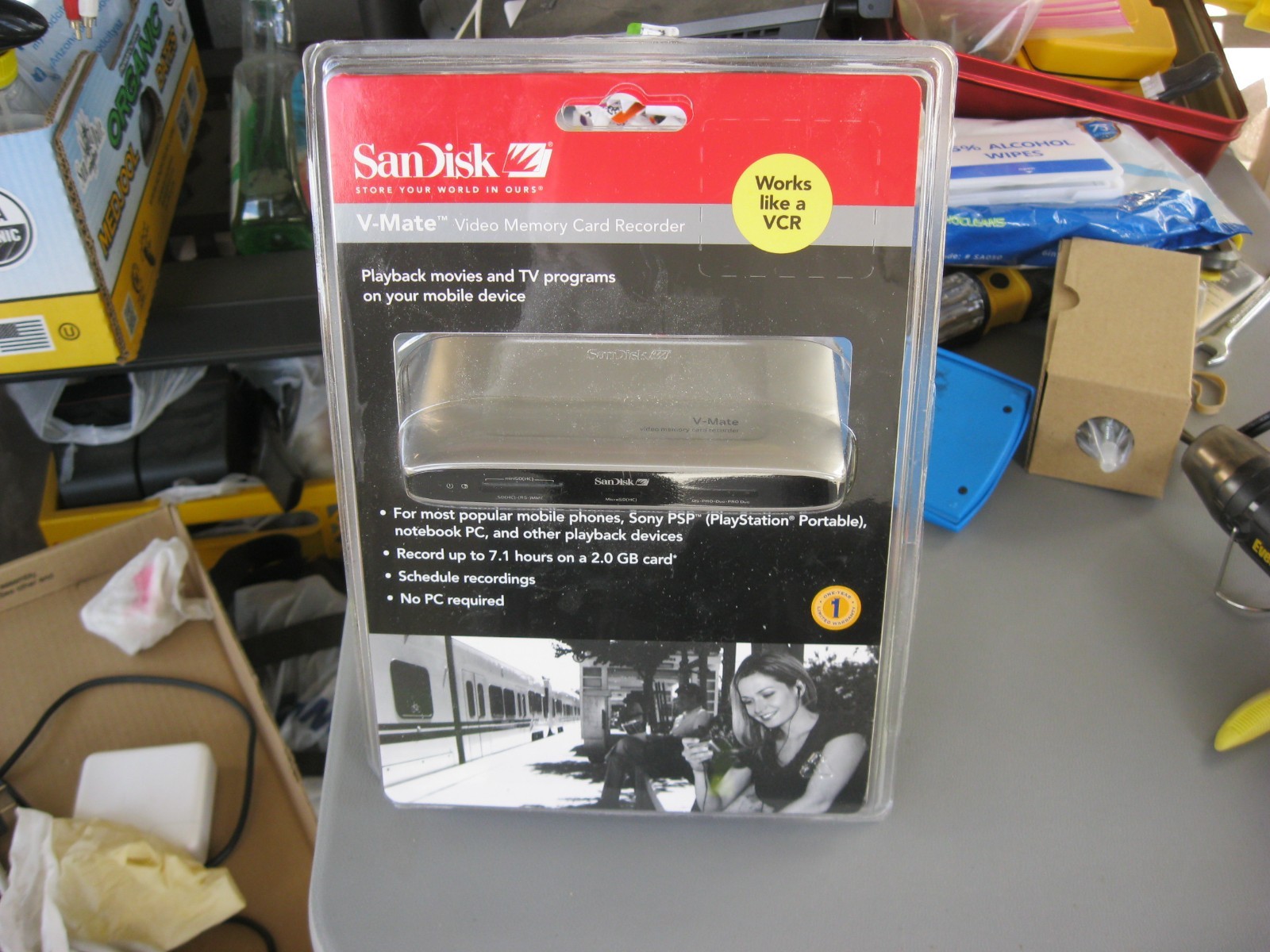 NEW - SanDisk V-Mate Video Memory Card Recorder SDVM1-A-A30 VCR VHS DVD
