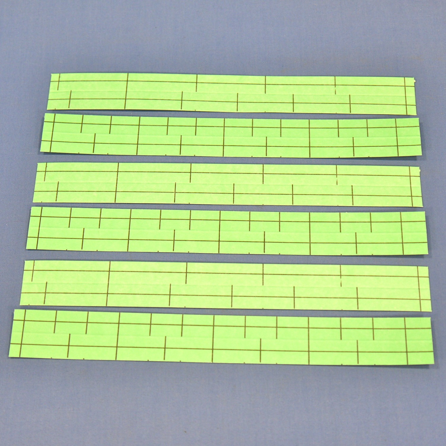 6 Leviton Green Labels for Cat 5e 110-Type Telephone Wiring Base Lined 41LBL-V