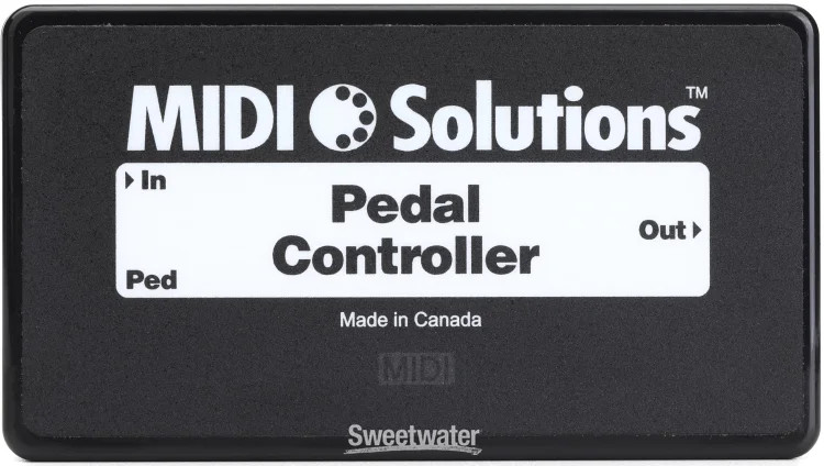 MIDI Solutions Pedal Controller Expression Pedal MIDI Data Generator