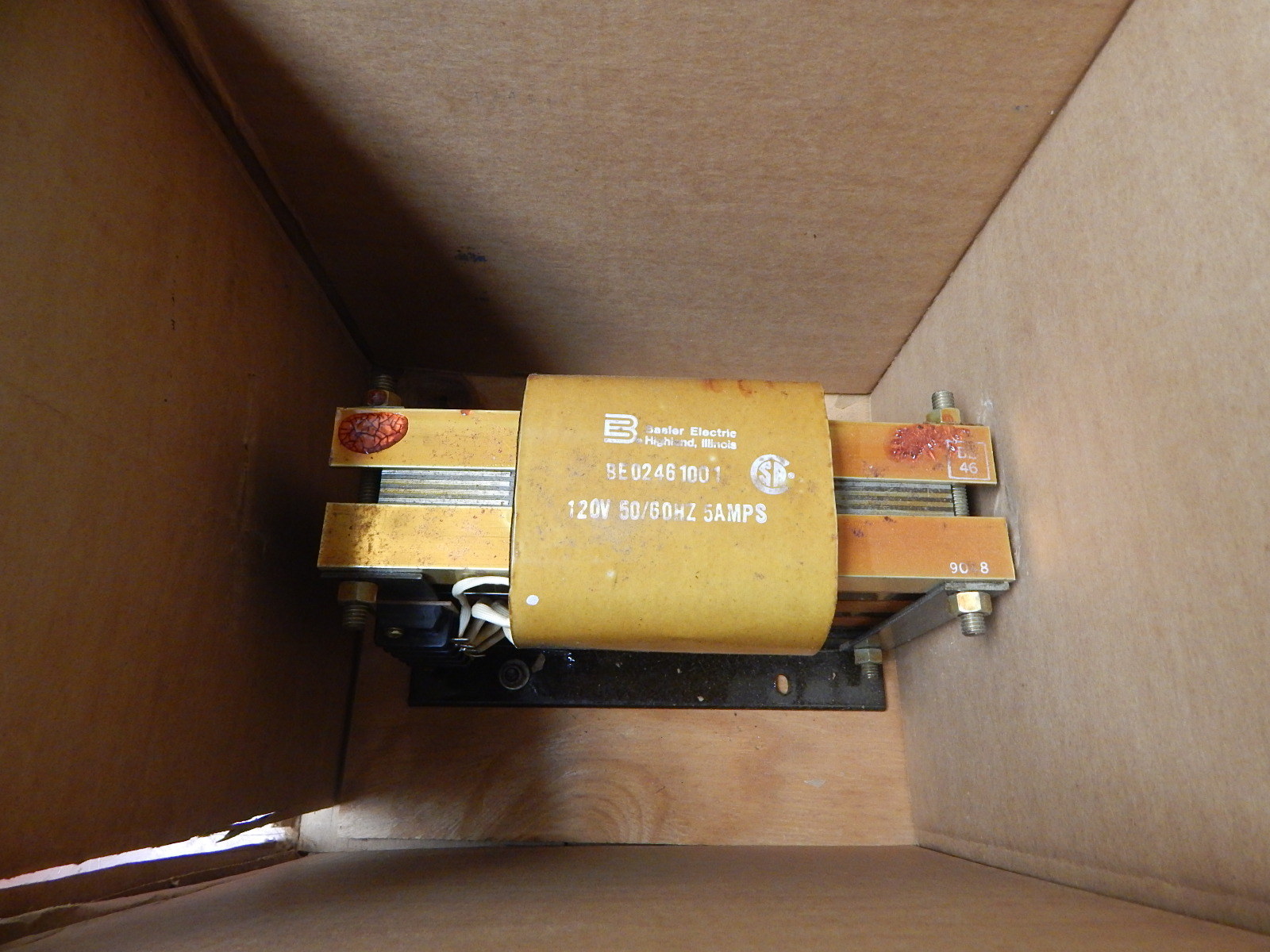 NEW Basler Electric BE0-2461-001 Transformer Control 120V 50/60Hz 5A BE02461-001