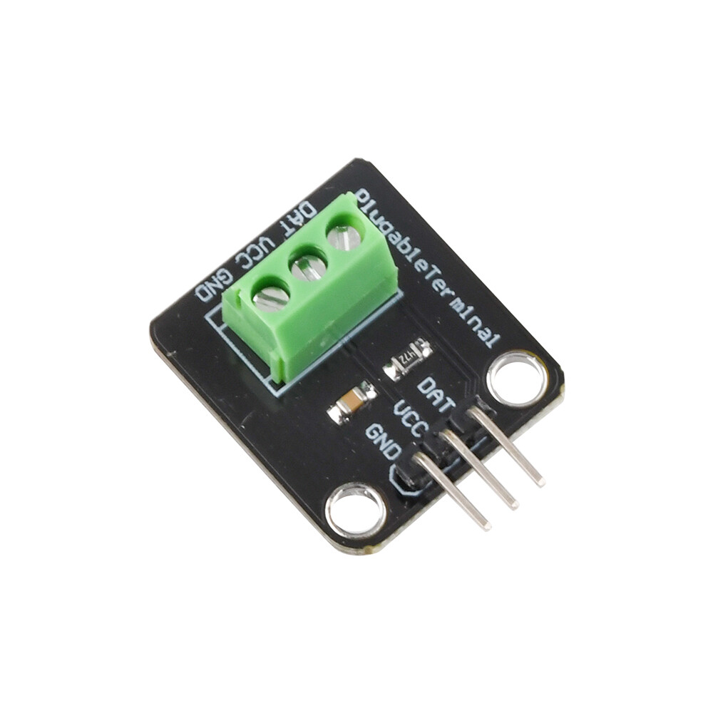 10PCS DS18B20 Temperature Sensor Probe Waterproof Plugable Terminal Adapter Set