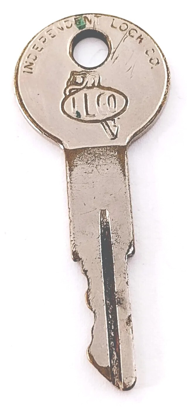 Vintage KeyA ilco Independent Lock Co 1054 LB Fitchburg Mass Appx 2" Locks
