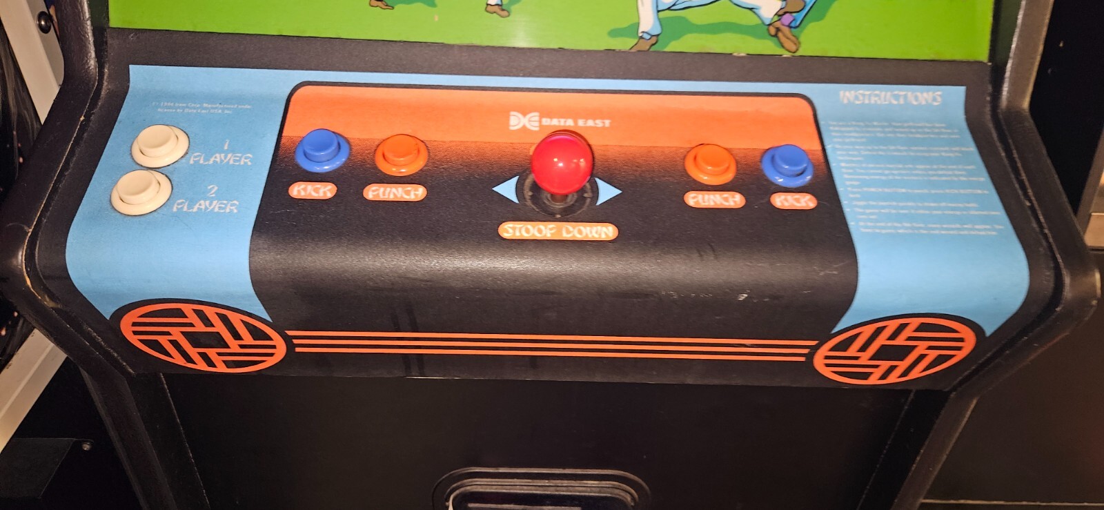 KUNG-FU MASTER Video Arcade Game - Data East 1984 - 2360