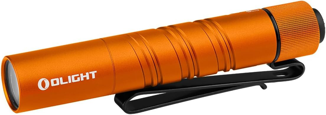 Olight I3T 2 EOS Orange Dual-Output Tail Switch Flashlight, 200/300 Lumens