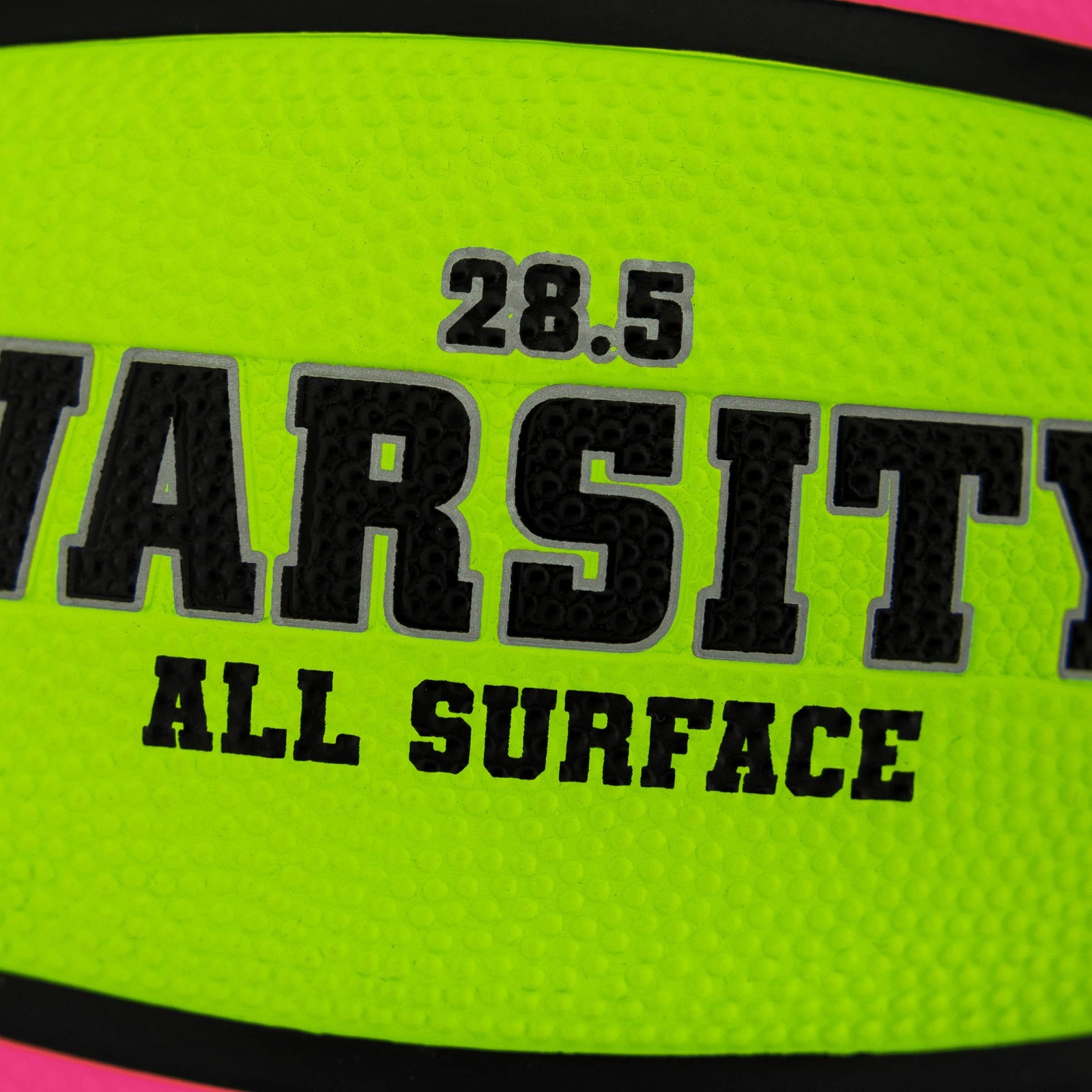 Intermediate Size 6 Pink Green Outdoor Recreation Ball for Pick Up Players