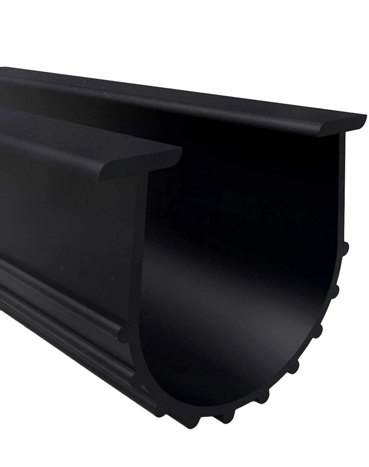 10FT Garage Door U-Bottom Weather Stripping Rubber Seal Strip Replacement T Ends
