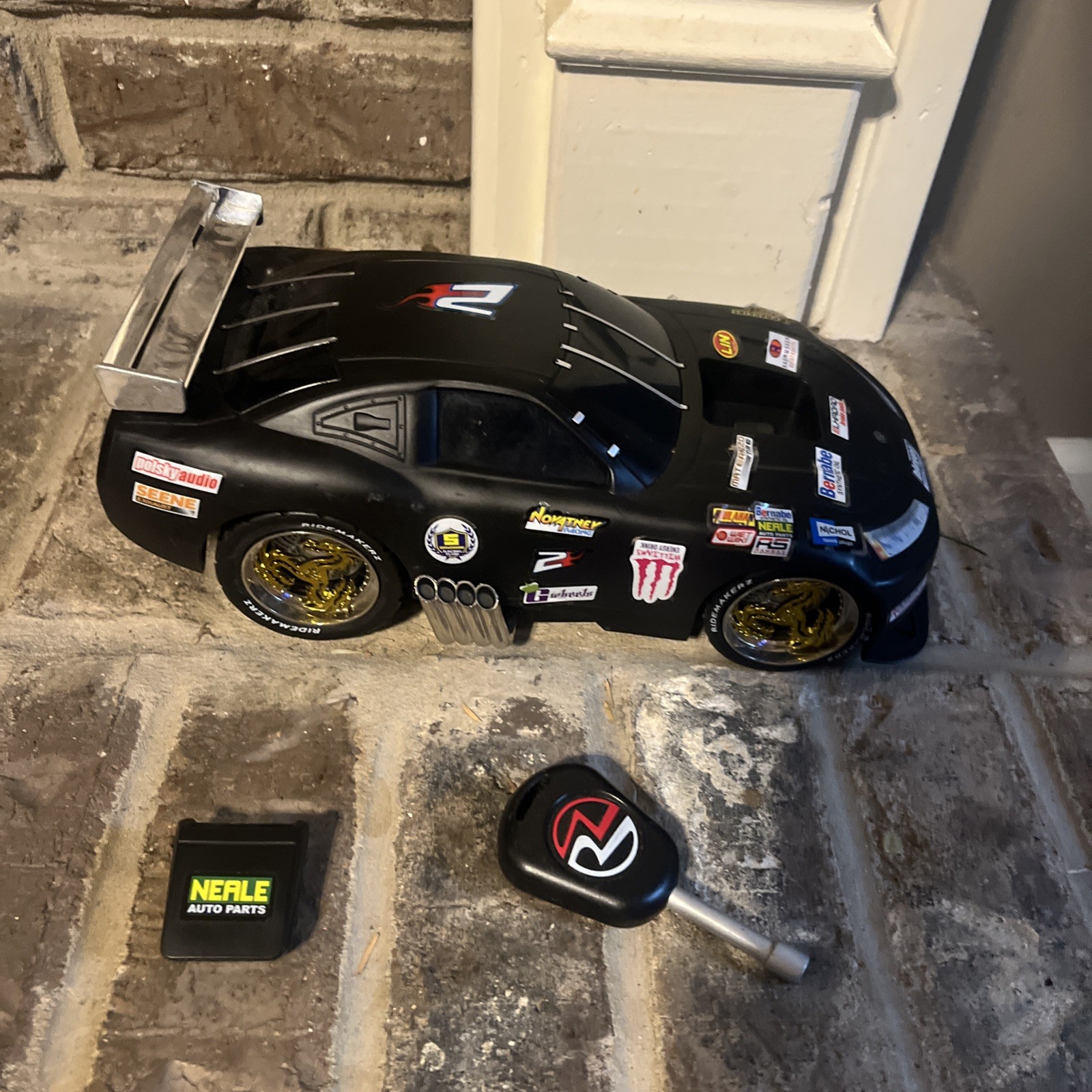 Ridemakerz RC Car, Remote, Hex Wrench Tool, Decals. Works