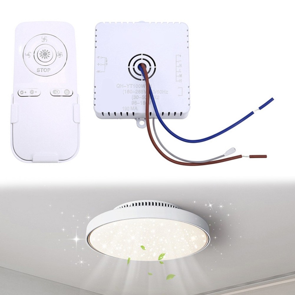 Remote Controlled Ceiling Fan Light 100W Receiver for Smooth Operation