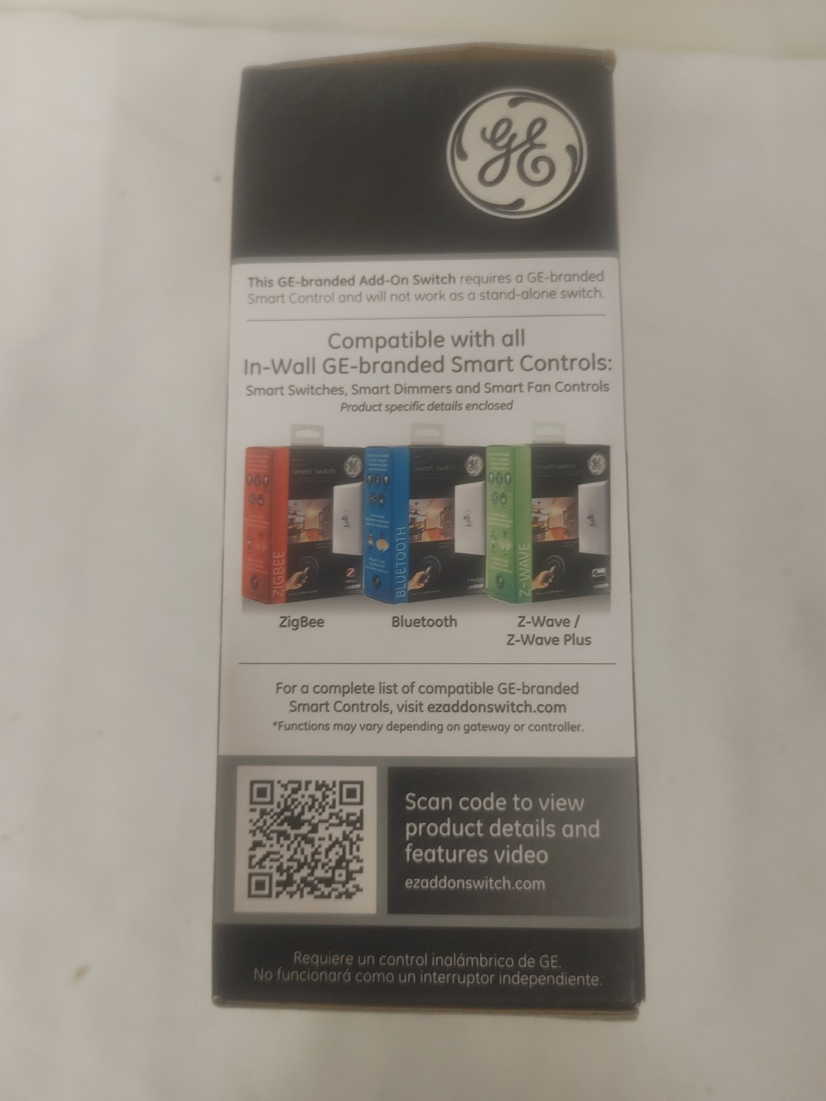 GE In Wall Add-On Switch 12723