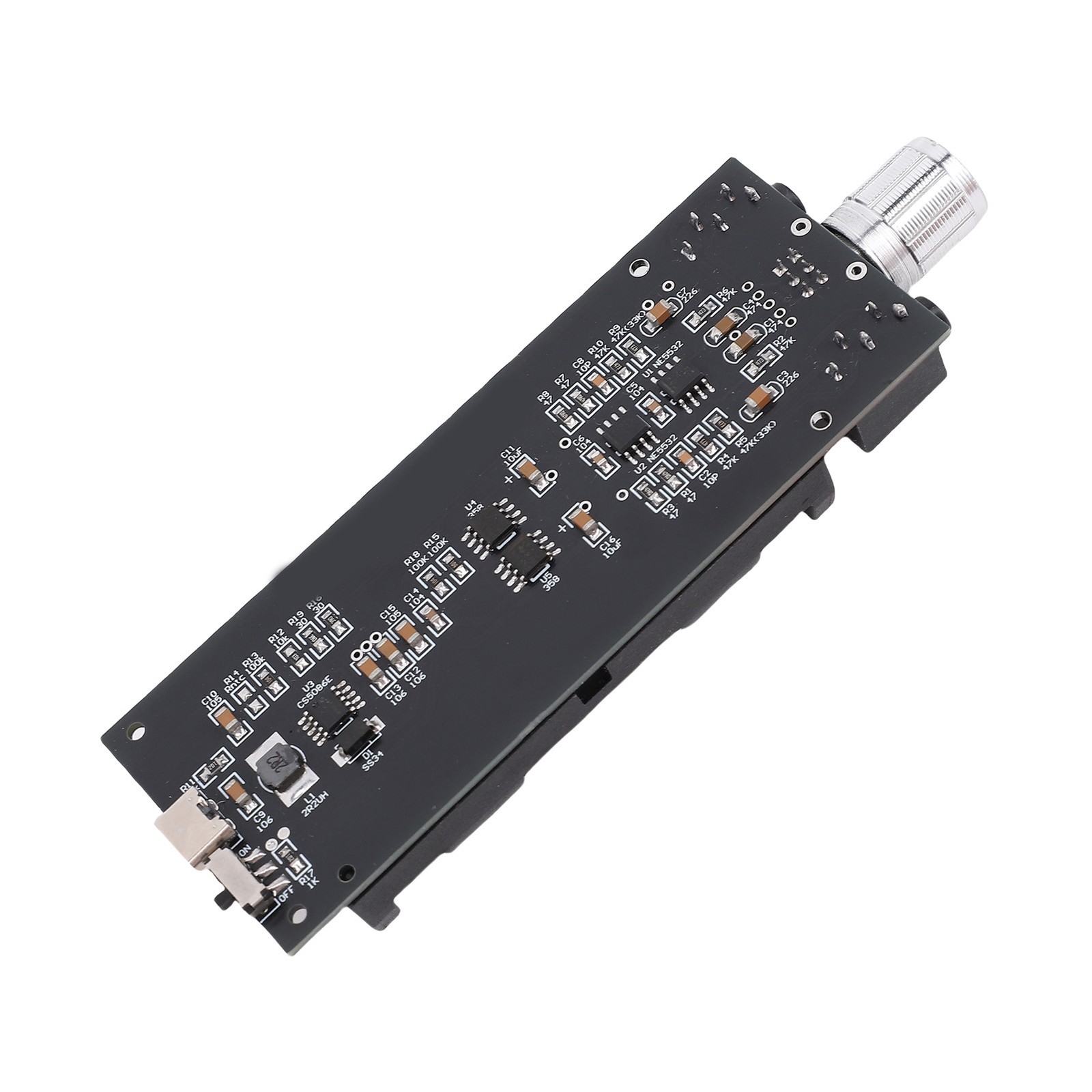 47HiFi NE5532 Headphone Amplifier Board PCB Rechargeable Earphone Amp Module 2A